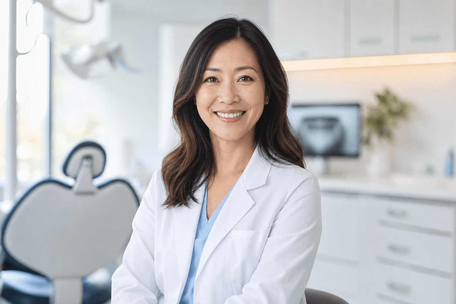 Dr. Sarah Chen, lead dentist at SmileWorks Dental