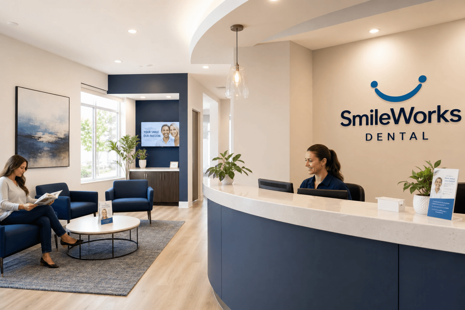 Modern SmileWorks Dental treatment room