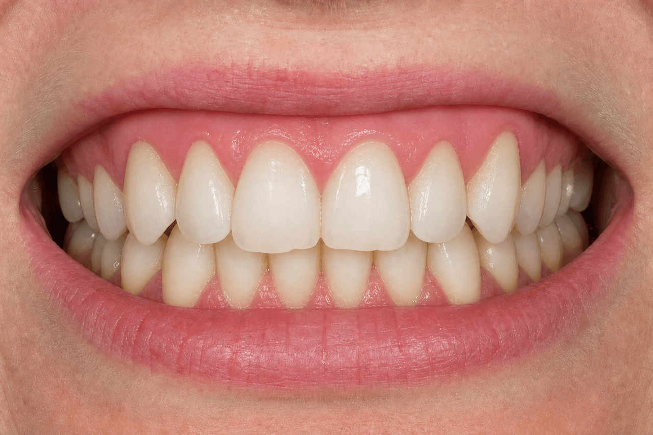 After — Scaling and gum inflammation treatment