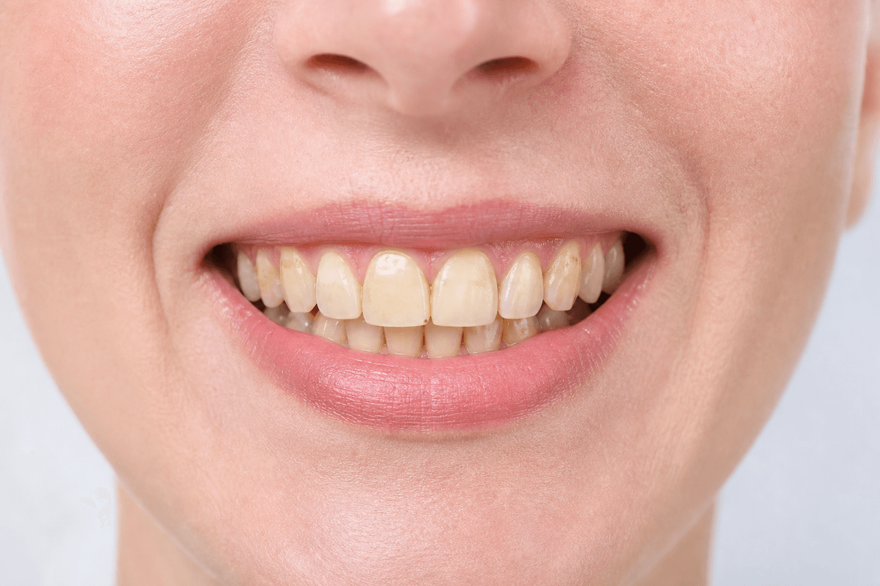 Before — Deep stain lift — natural shade